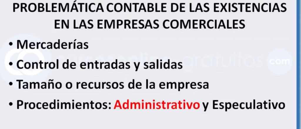 problematicacontabledelasexistencias