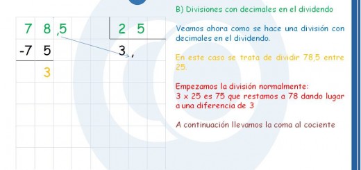 dividir con decimales